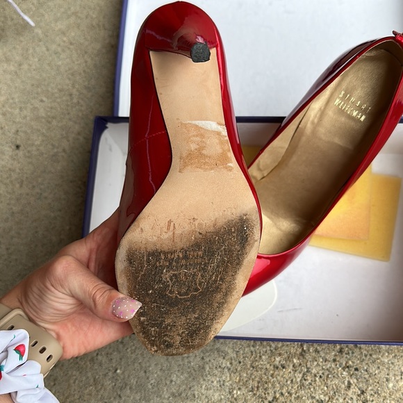 Stuart Weitzman Red Heels - Picture 4 of 4